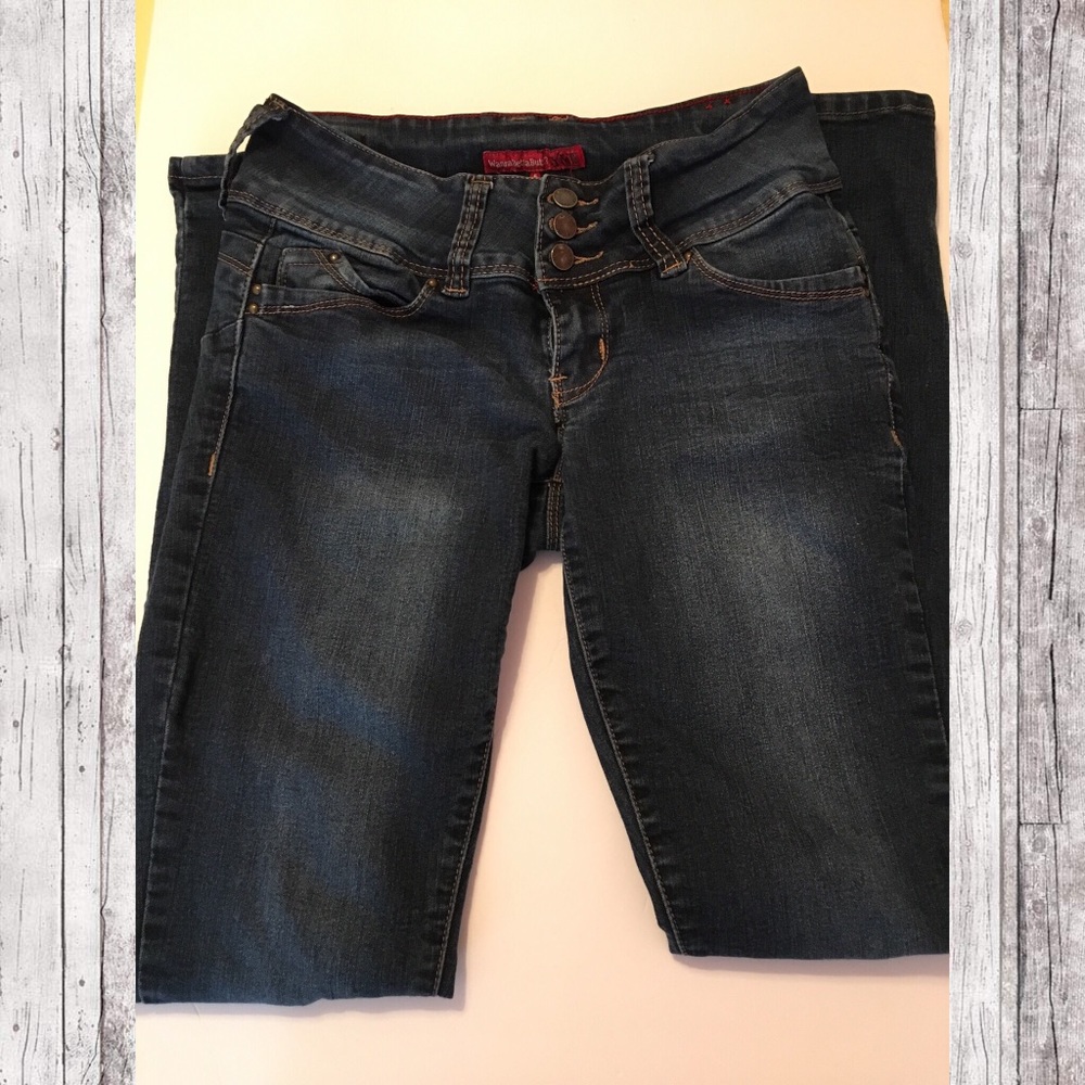 YMI Dark High Waist Skinny Jeans